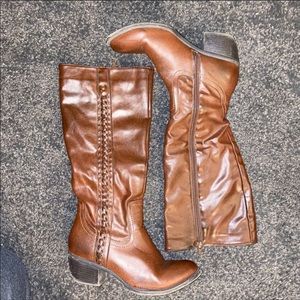 Brown Knee High Boots